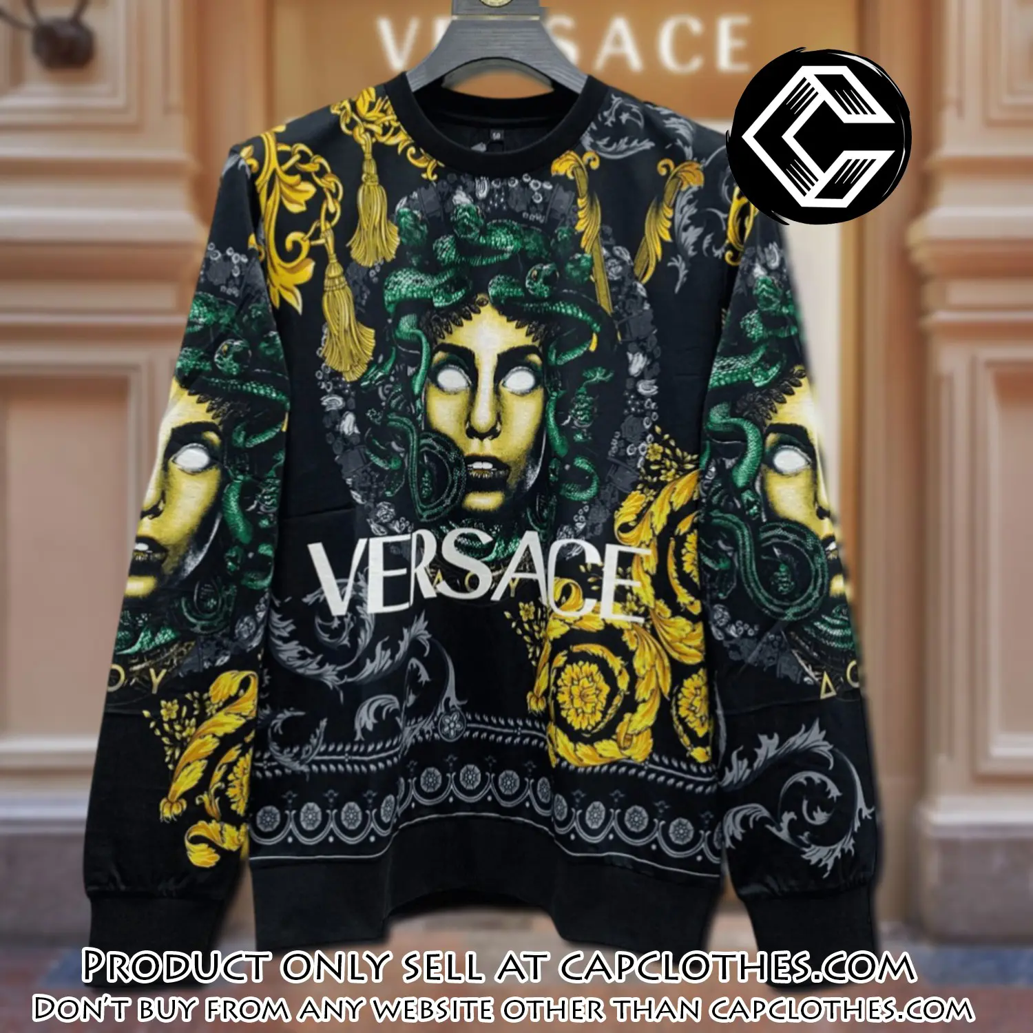 Versace luxury ugly sweater for winter lzu1418 cc0245606